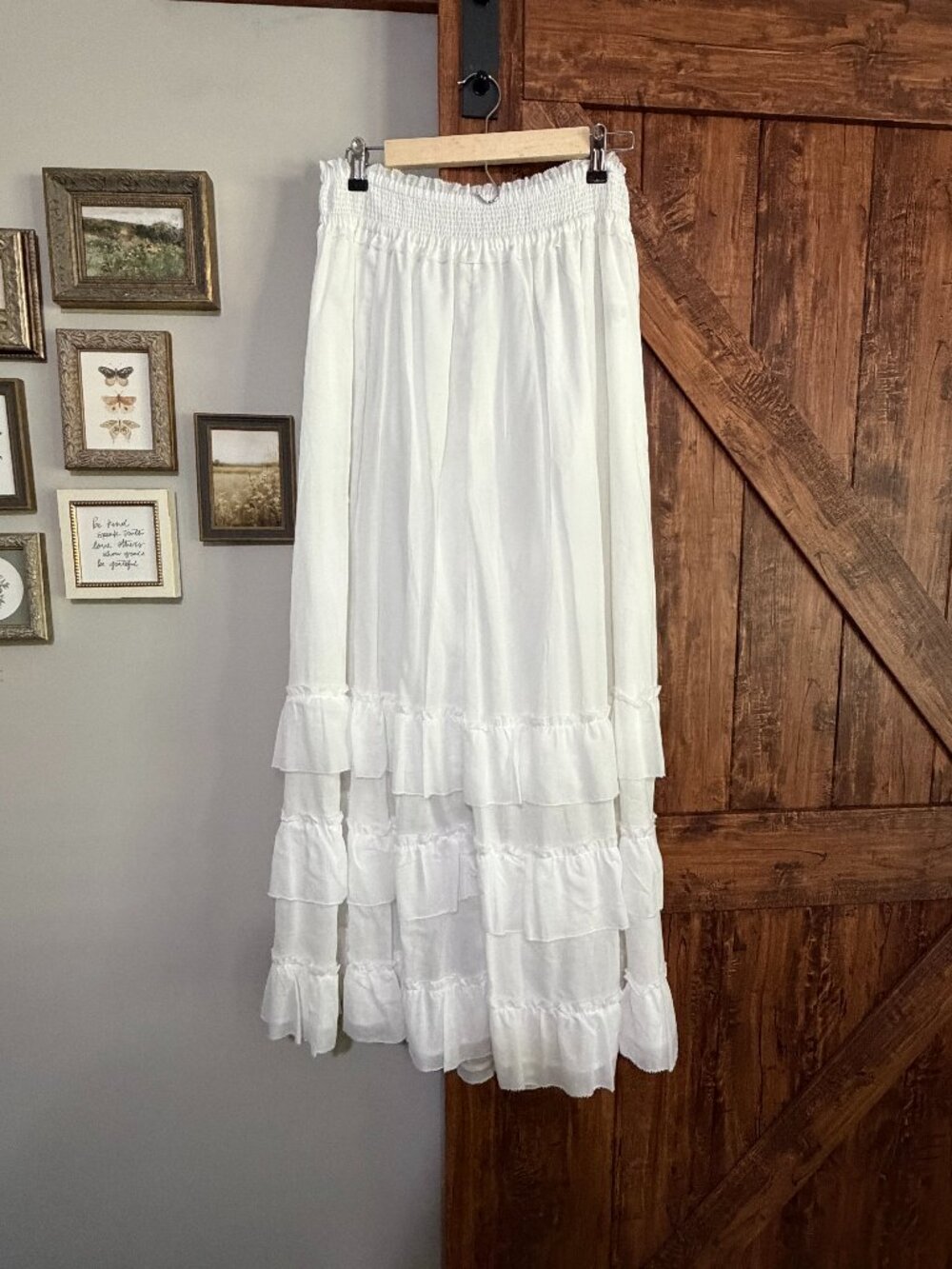 House of Harlow 100% cotton maxi skirt M